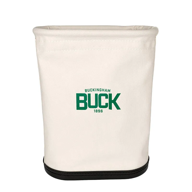 14” x 6.5” Canvas Bucket with 6 Inside Pockets - 12167