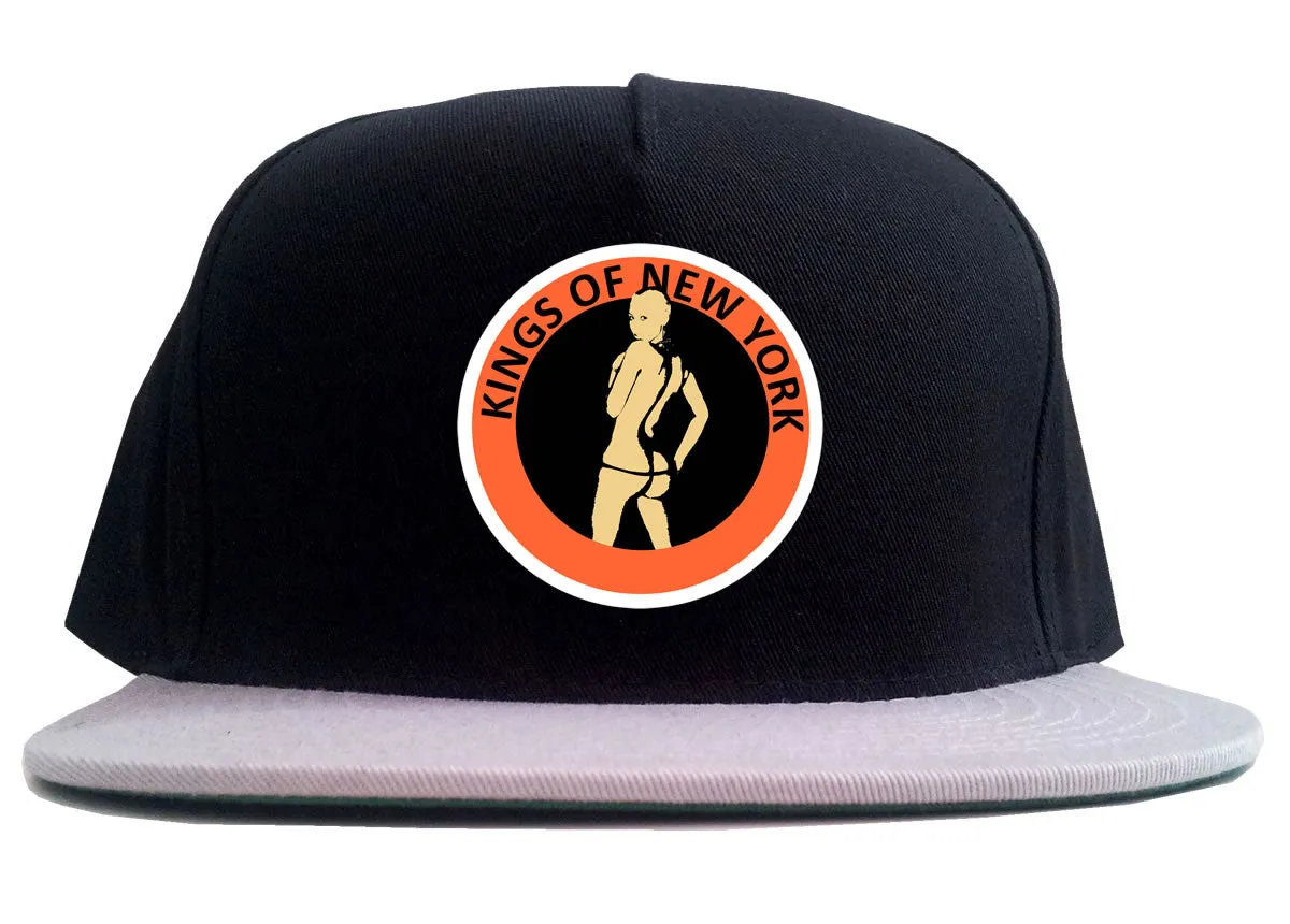 Amber Twerk Kings Of New York Logo 2 Tone Snapback Hat