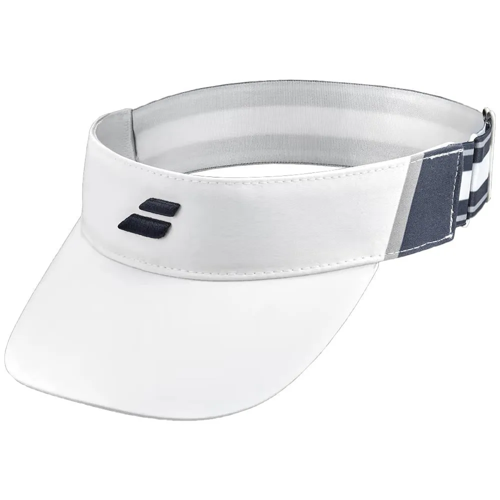 Babolat Elastic Back Visor - White/Blue