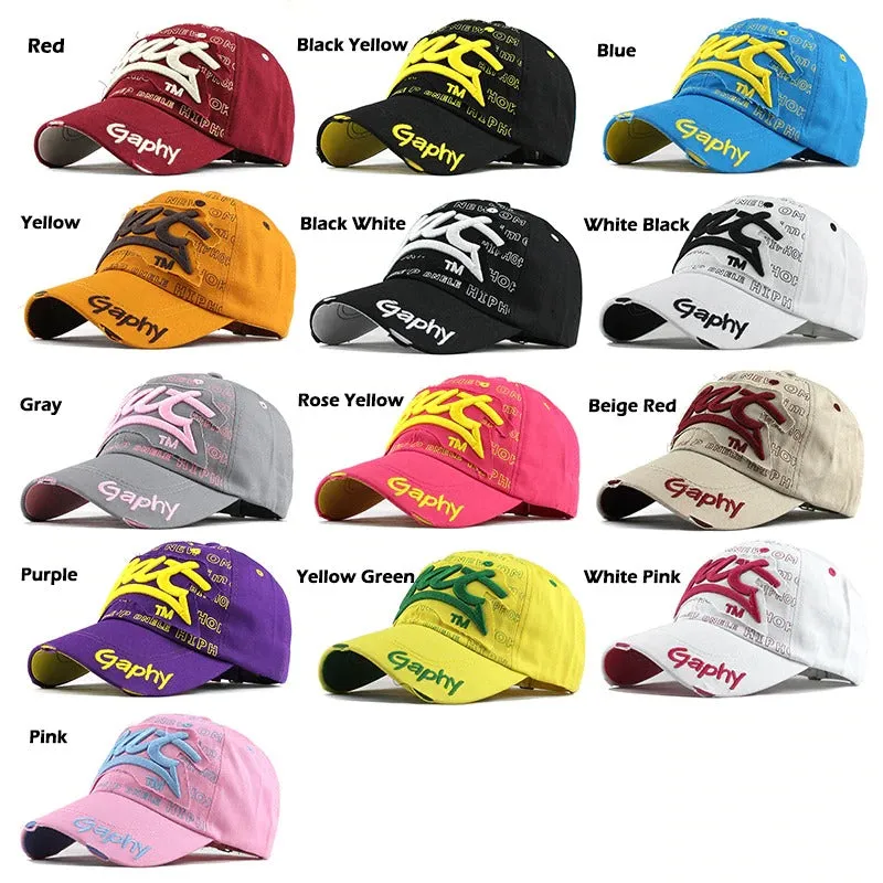 Bat Gaphy Embroidered Snapback Baseball Cap