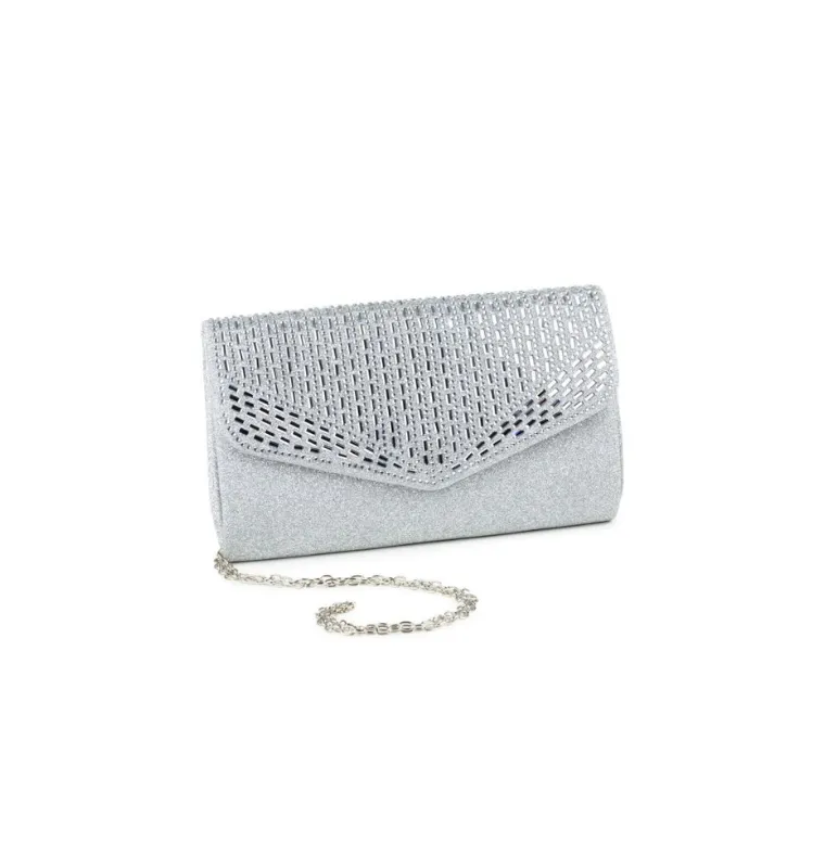 Beaded Glitter Clutch