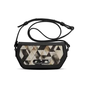 Black Swag Crossbody Dusty Triangles