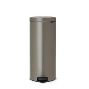 Brabantia Pedal Bin NEWICON 30L Motion Control -Platinum