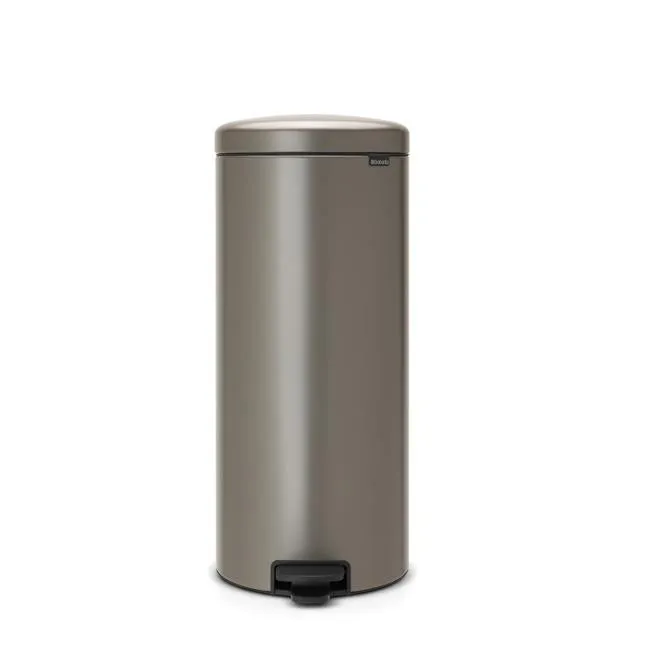 Brabantia Pedal Bin NEWICON 30L Motion Control -Platinum