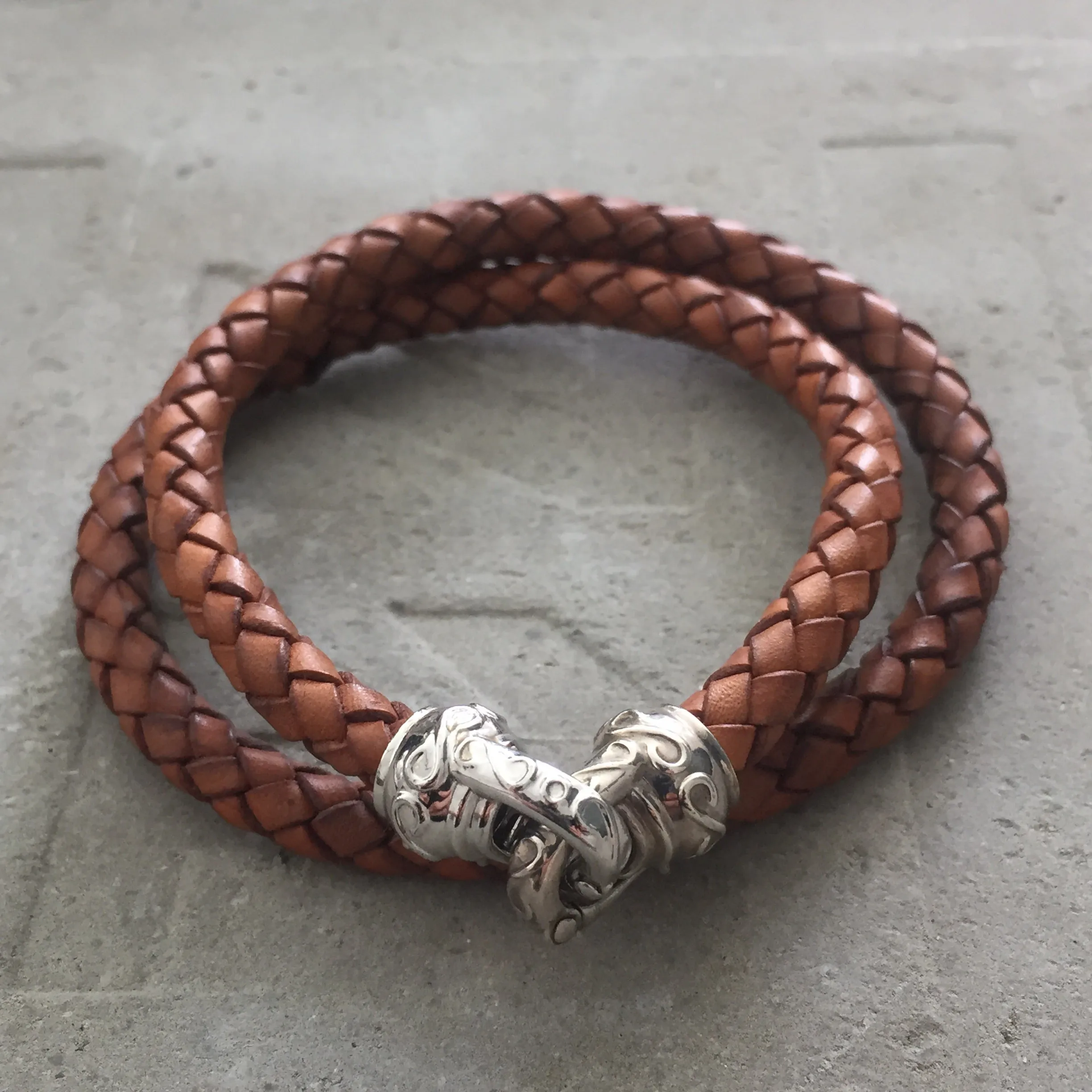 Brown Leather Necklace