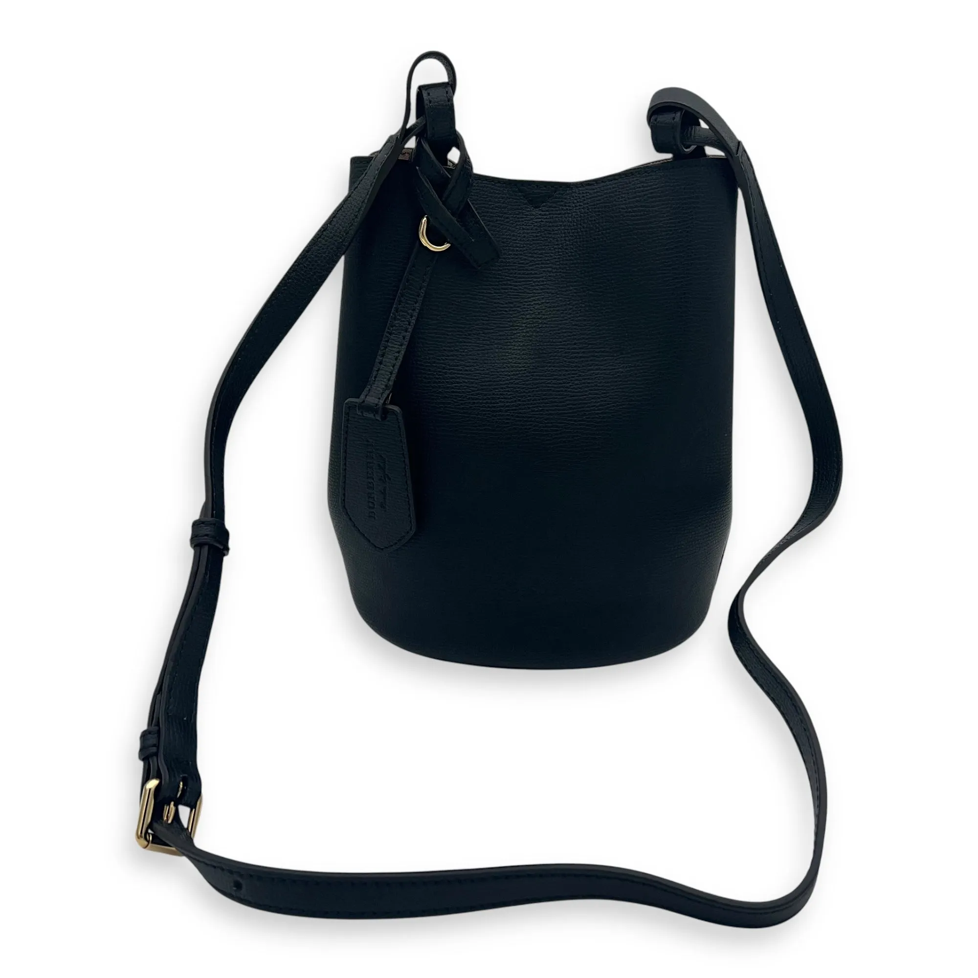 Bucket Bucket Bag Black in Calfskin, Gold hardware