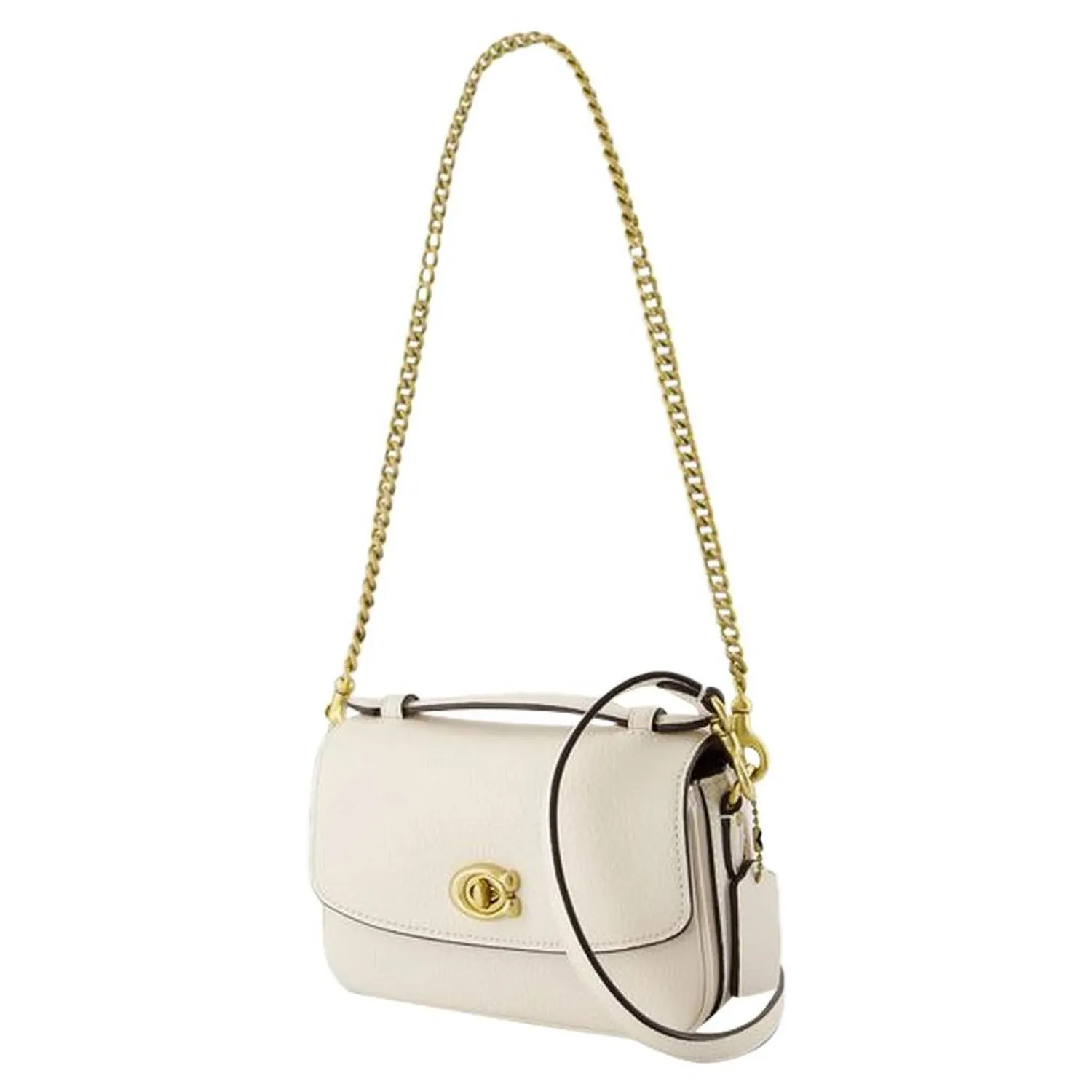 Cassie 17 Crossbody - Coach - Leather - White