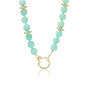 Chrysoprase Beaded Necklace