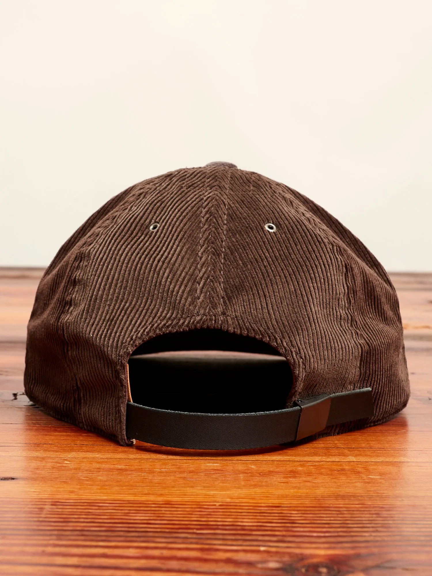 Cord & Velvet Cap in Brown