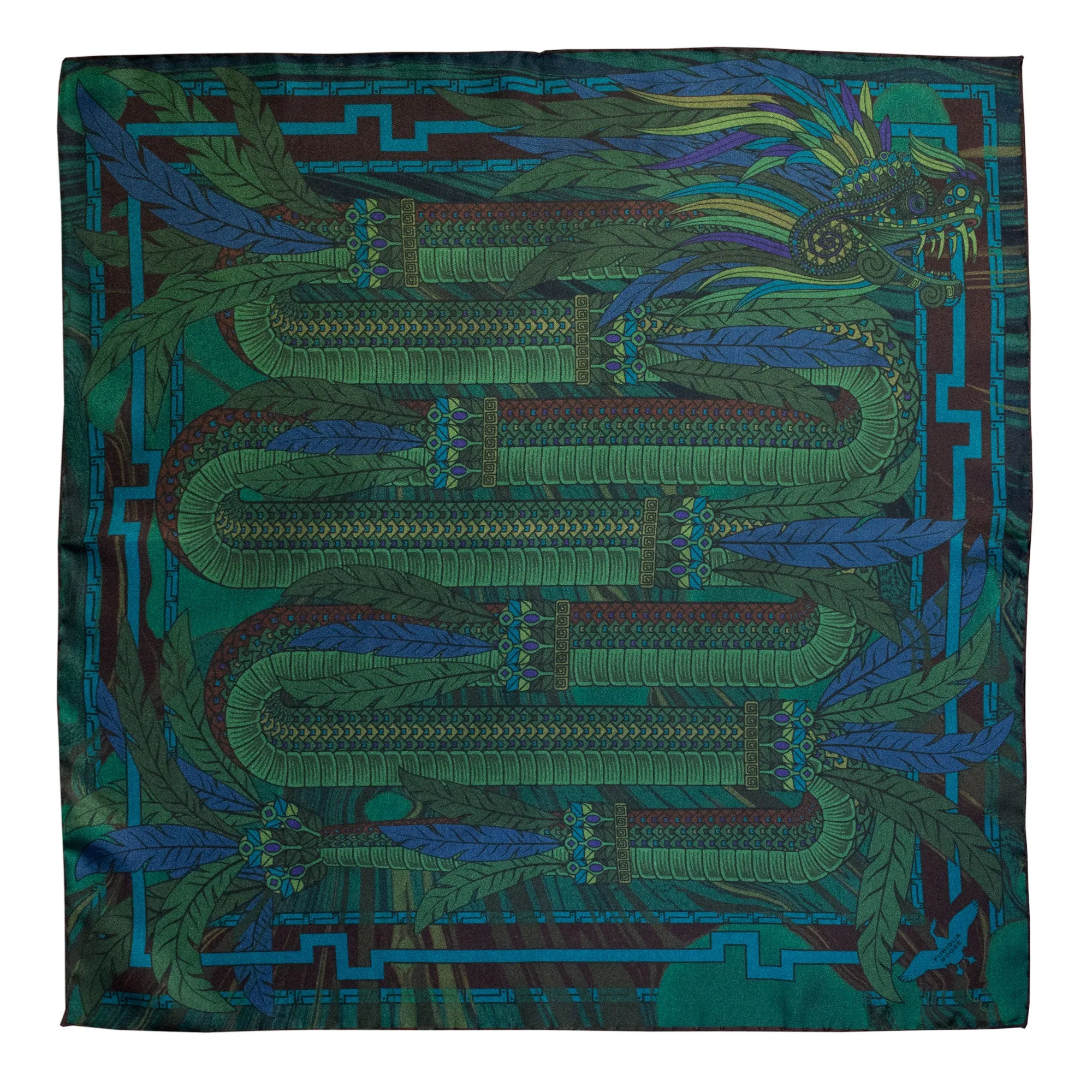 Dragon Scarf, Occidental Lucus – Silk Scarves