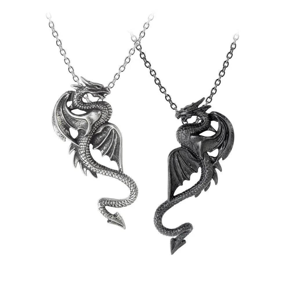 Dragon Tryst Pair of Necklaces