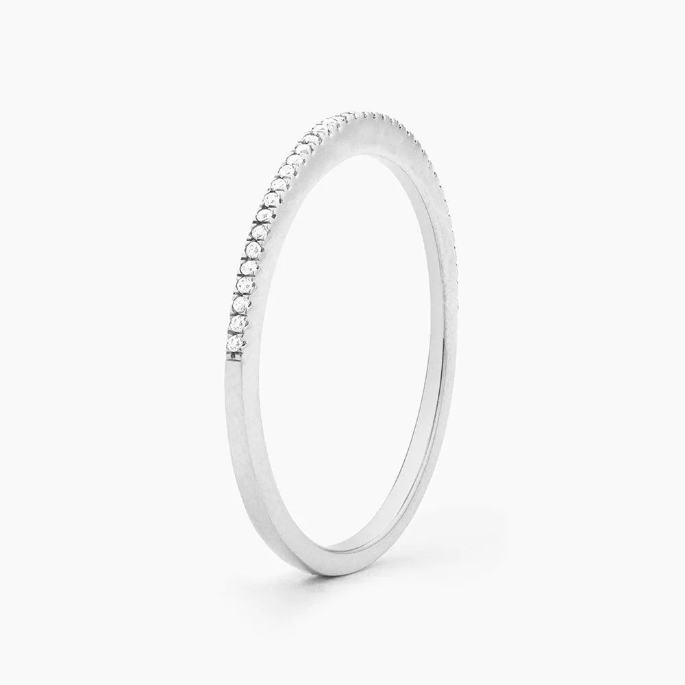 Ella Stein For All Eternity Stackable Ring in Sterling Silver - Size 5