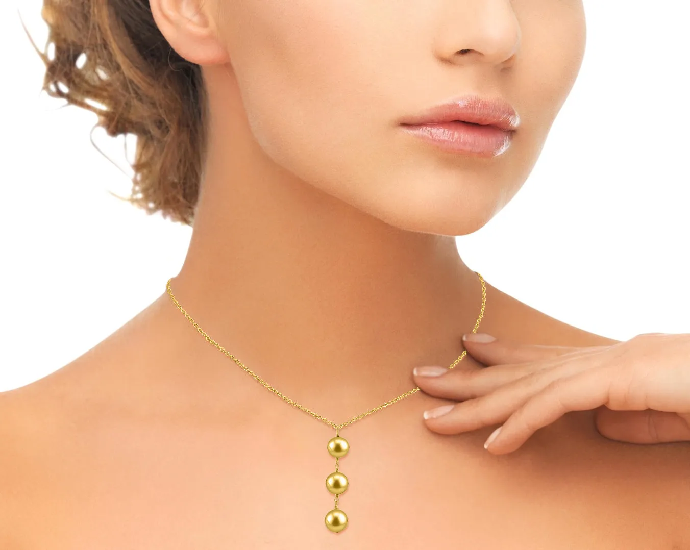 Golden South Sea Pearl Honor Pendant