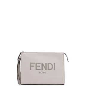 Gray Fendi Clutch