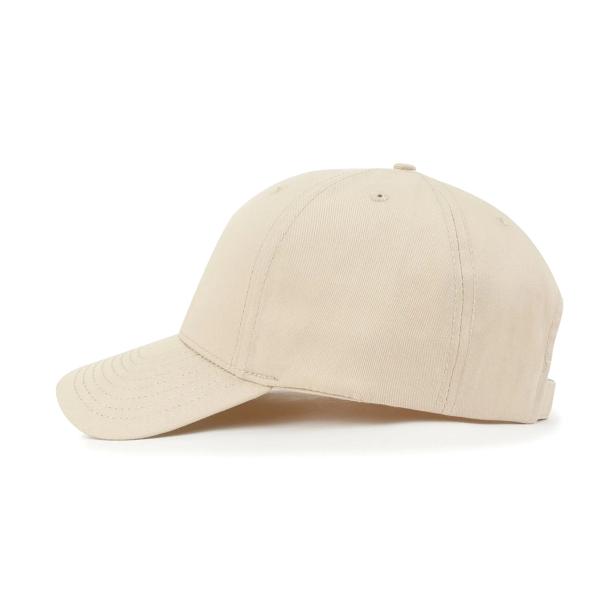 ililily Blank Six Panel Cotton Baseball Cap Basic Hook And Loop Back Trucker Hat