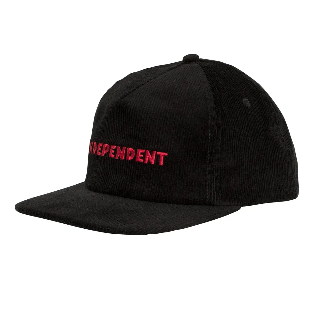 INDEPENDENT Beacon Snapback Hat Black