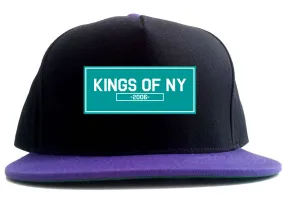 Kings Of NY 2006 FALL15 Blue Logo 2 Tone Snapback Hat