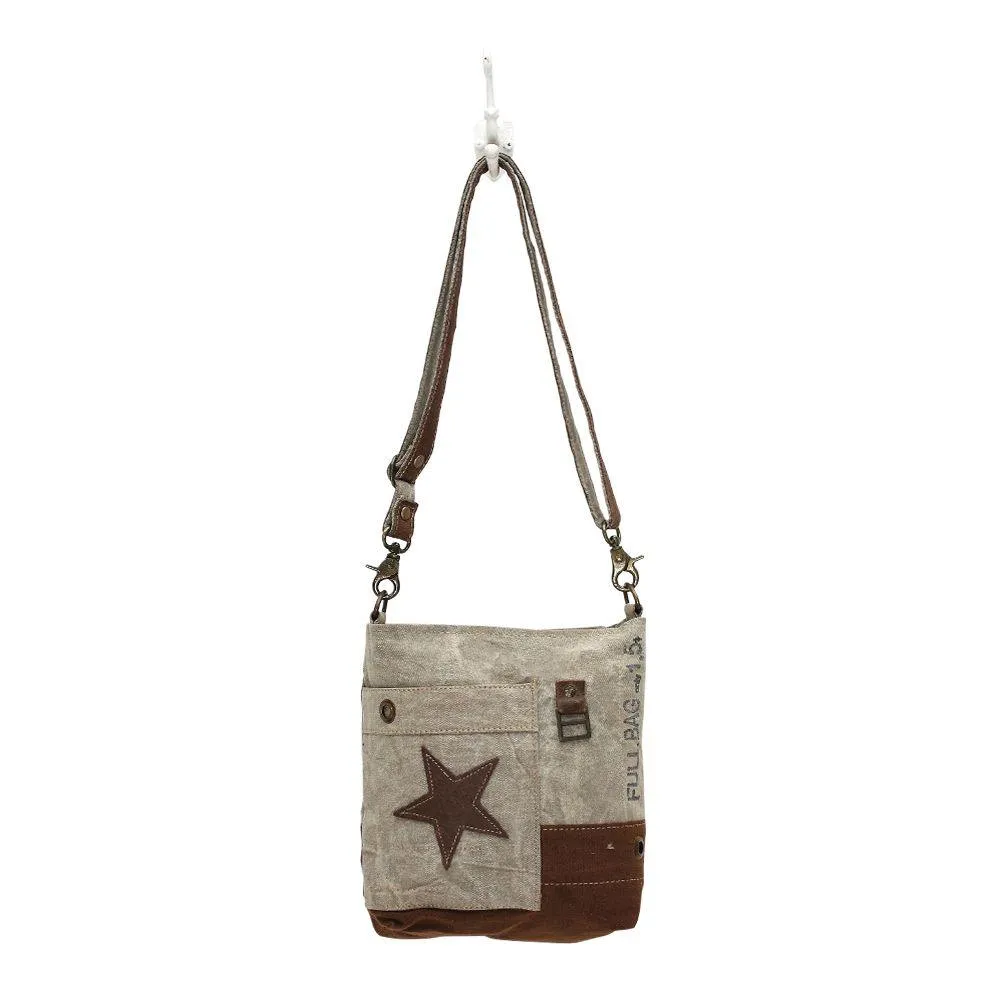 Leather Star Crossbody Bag