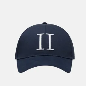 Les Deux Dark Navy Baseball Cap Suede II