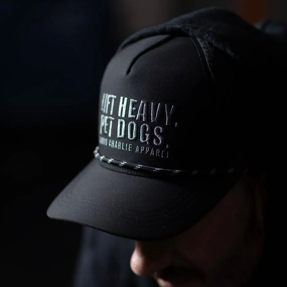 Lift Heavy. Pet Dogs. - Snapback Hat