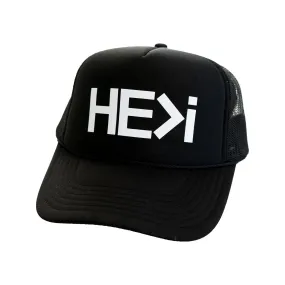 LOGO FOAM TRUCKER HAT IN BLACK