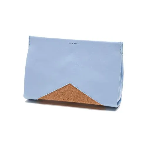 Margaret Clutch - Smokey Blue and Cork