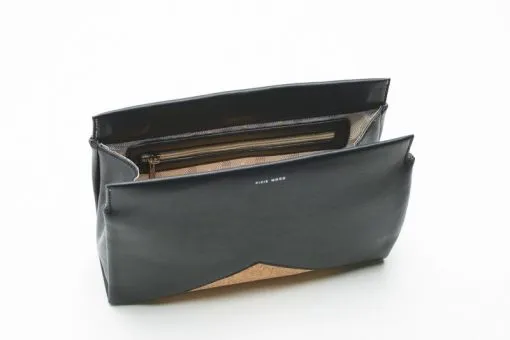 Margaret Clutch - Smokey Blue and Cork