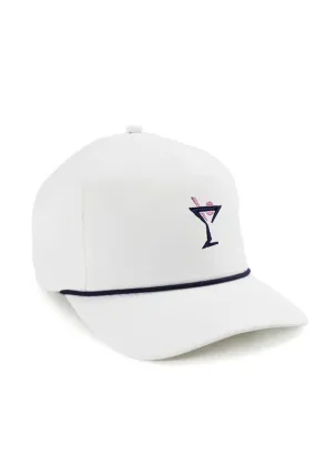 Men's White Performance Rope Hat