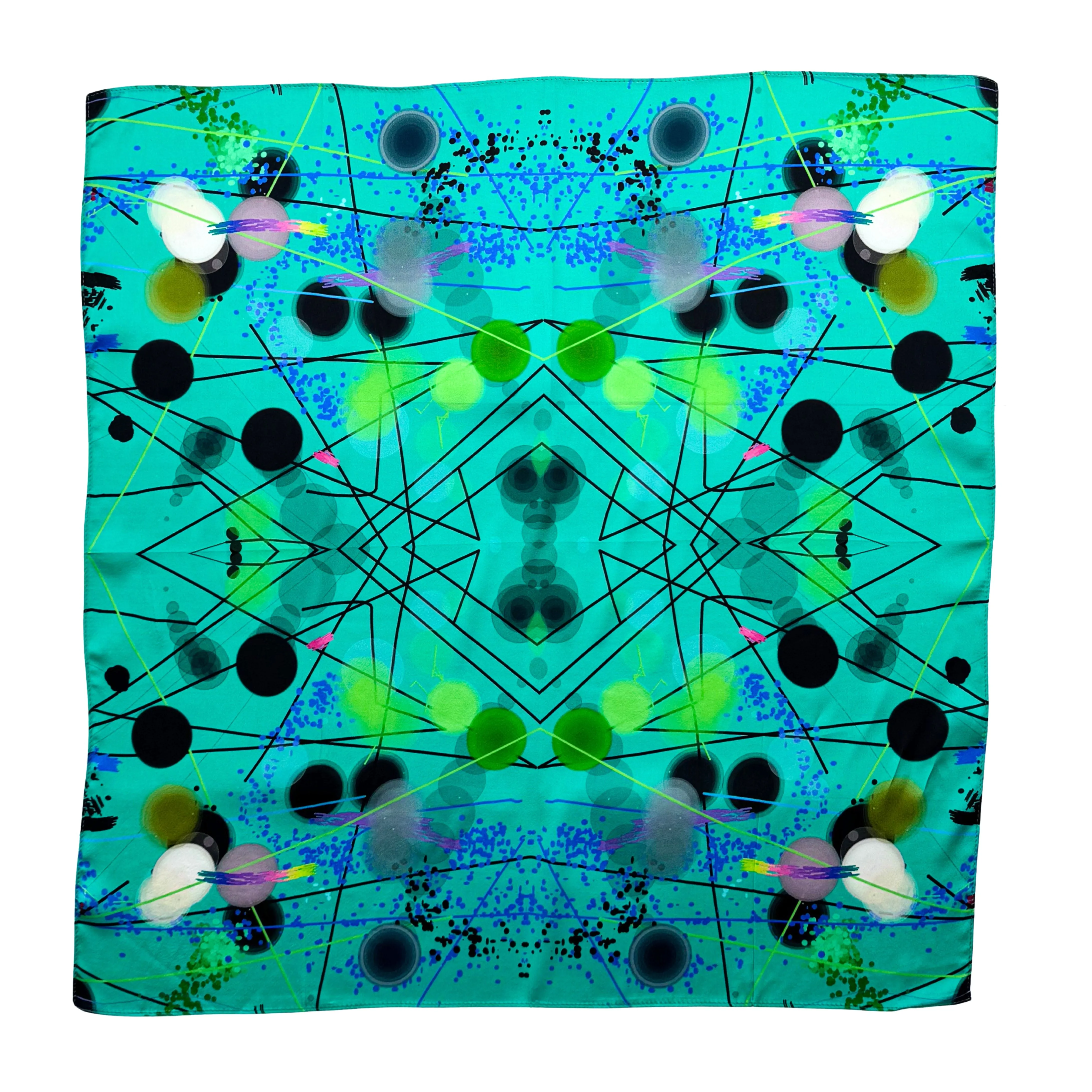 Mulberry Silk Luxury Scarf- Beneath the Sea