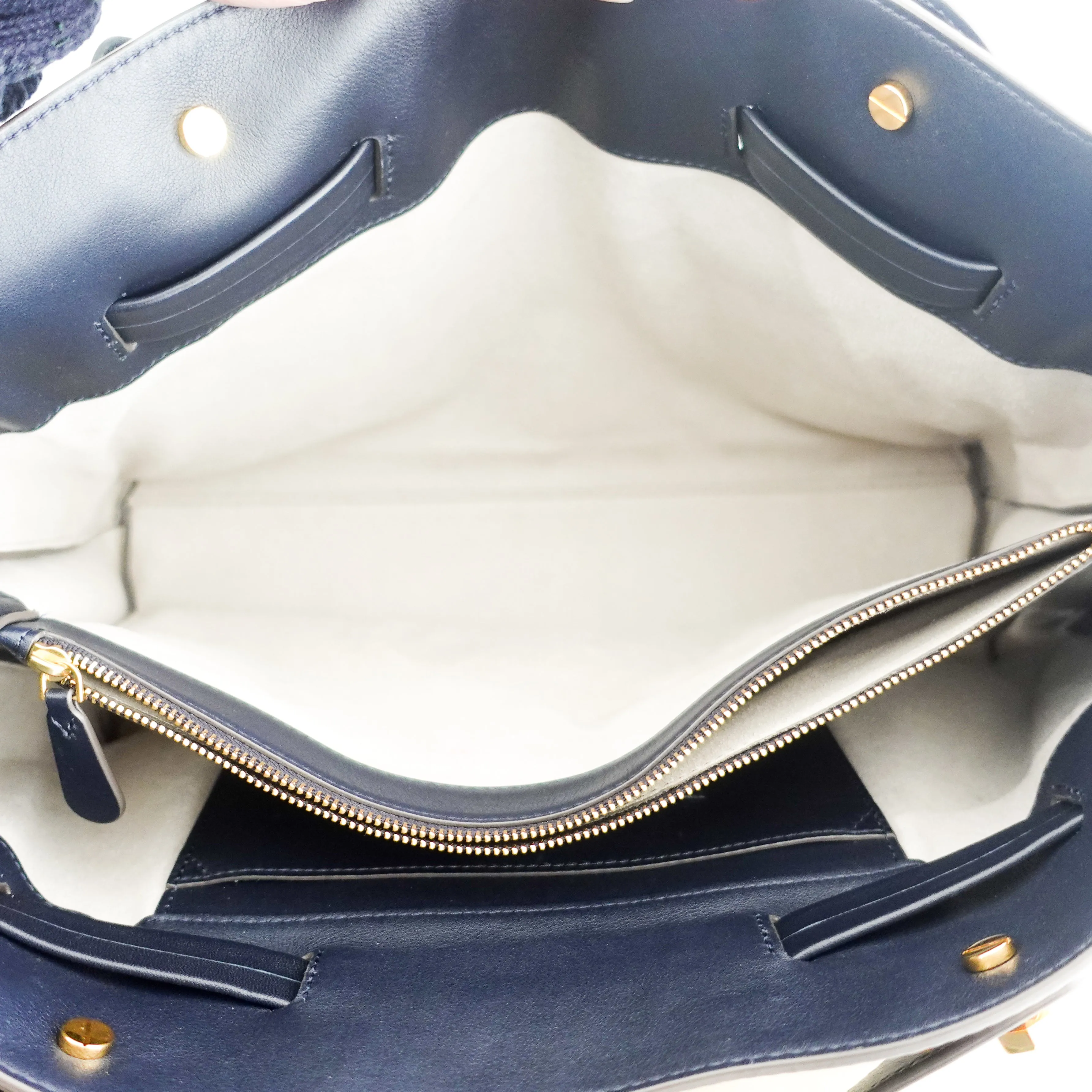 Navy tote RRP £700