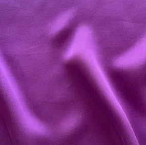 Semi-Sheer Rich Orchid Silk Georgette (Made in Italy)