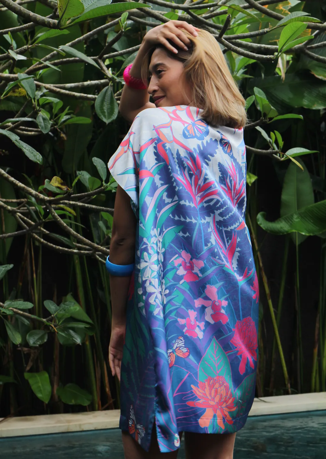 Silk Kaftan - Coastal Life