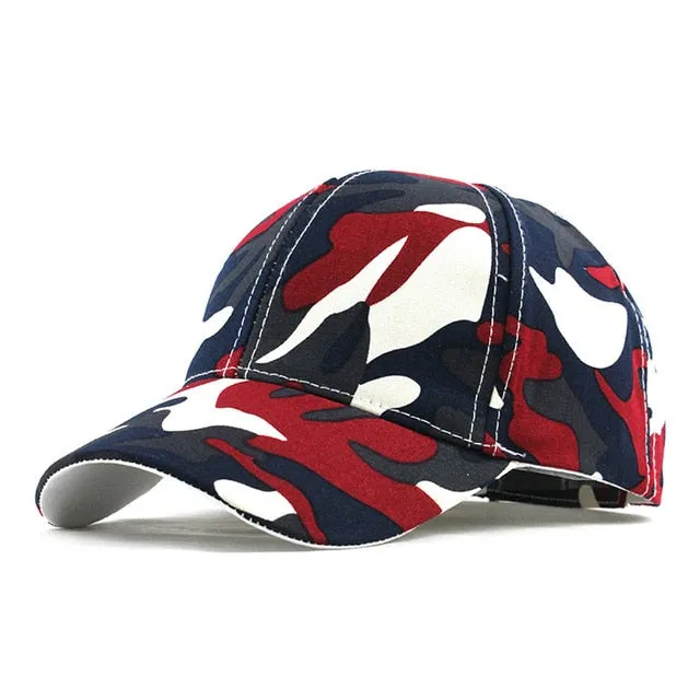 Snow Camouflage Tactical Trucker Snapback Baseball Cap