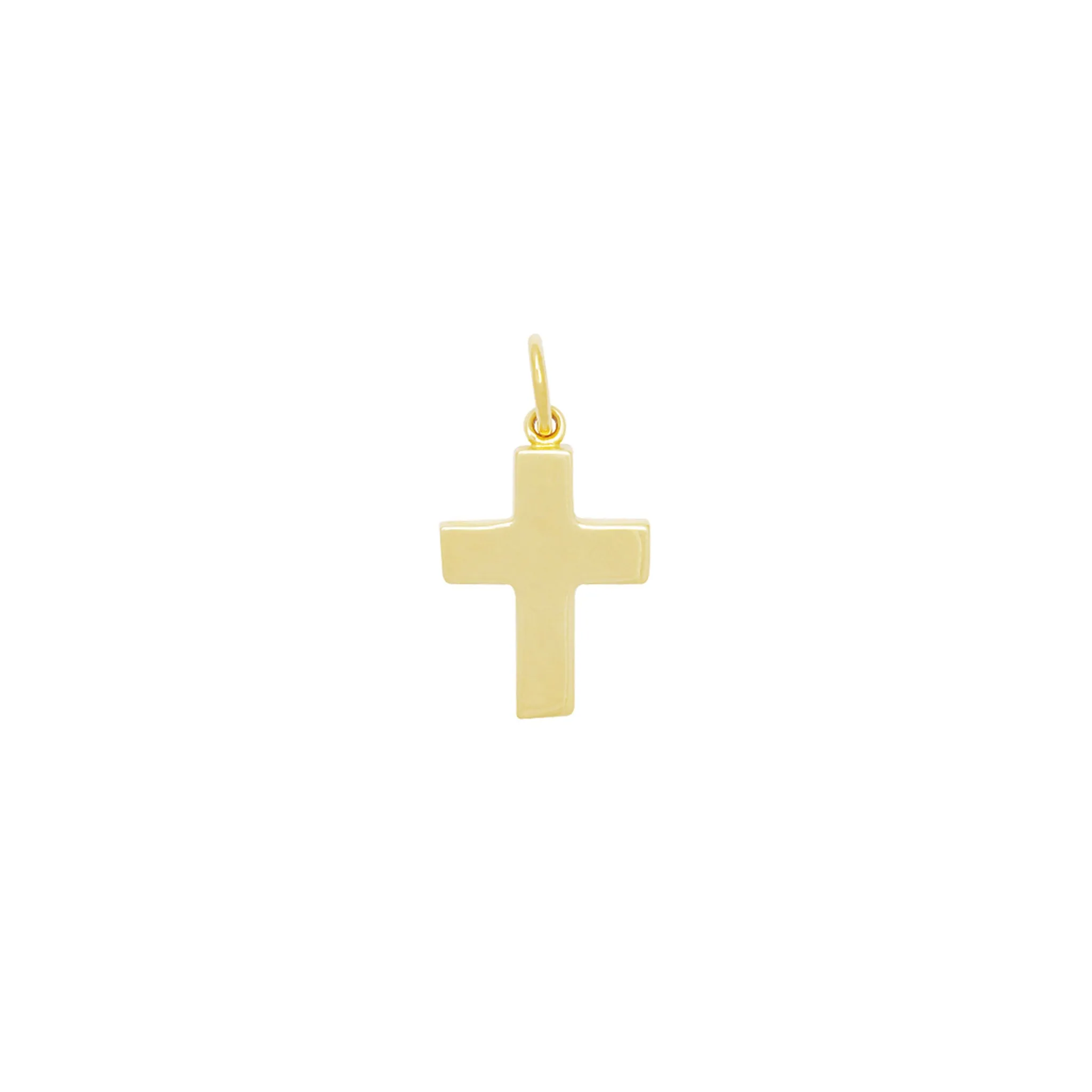 St Francoise Cross Necklace Pendant Yellow Gold