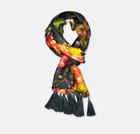 THE BLACK GARDEN - SILk men scarves