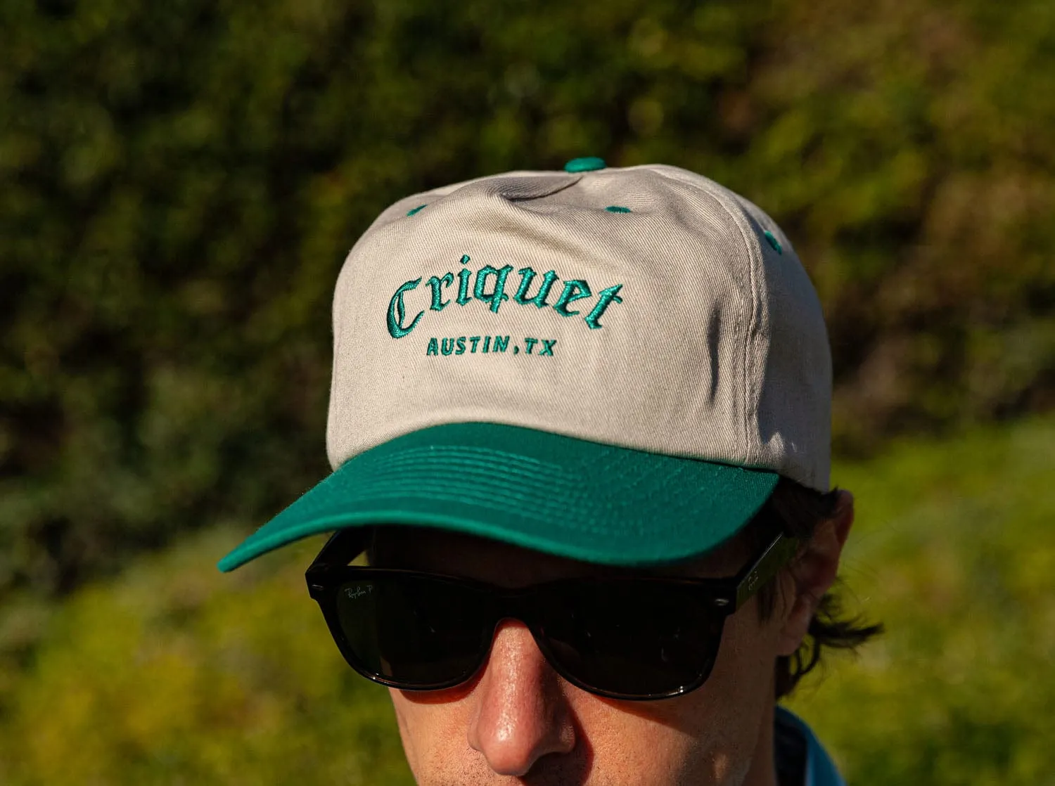 Throwback Hat - Criquet Golf - Khaki/Green