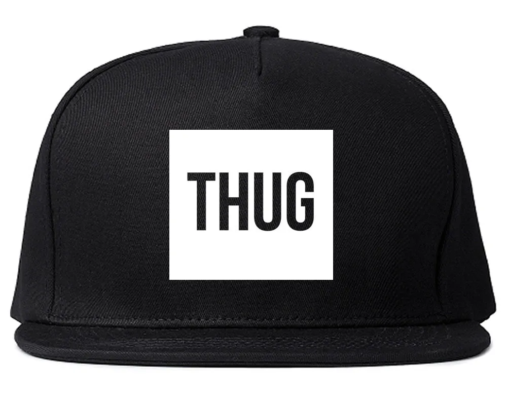 Thug Gangsta Box Logo Snapback Hat