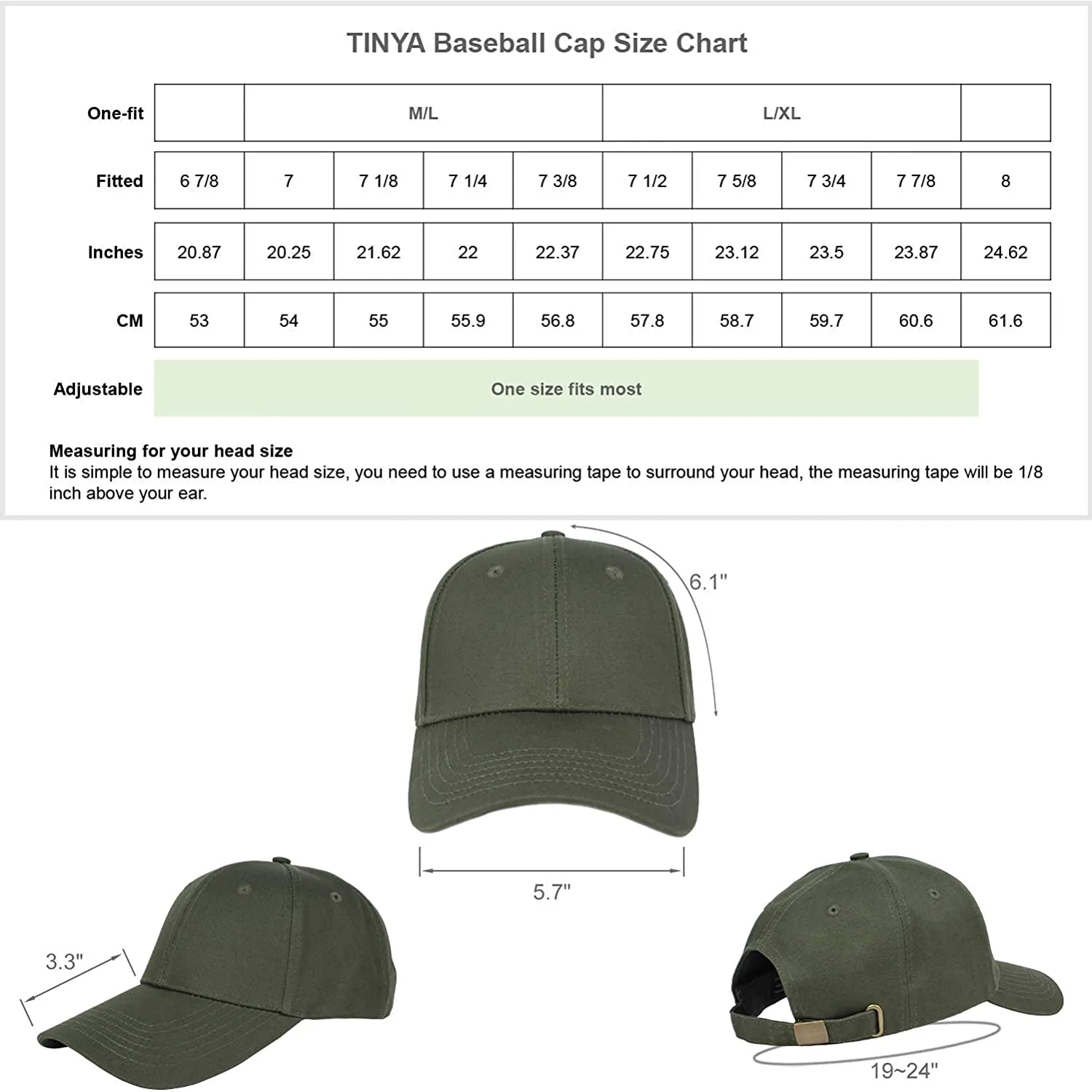 Tinya Baseball Cap Men Women: Plain Sports Solid Adjustable Ladies Ball Hats