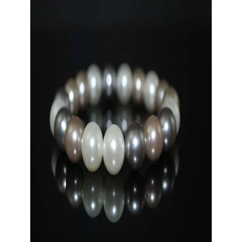 Two Tone Shell Women's Beaded Bracelets