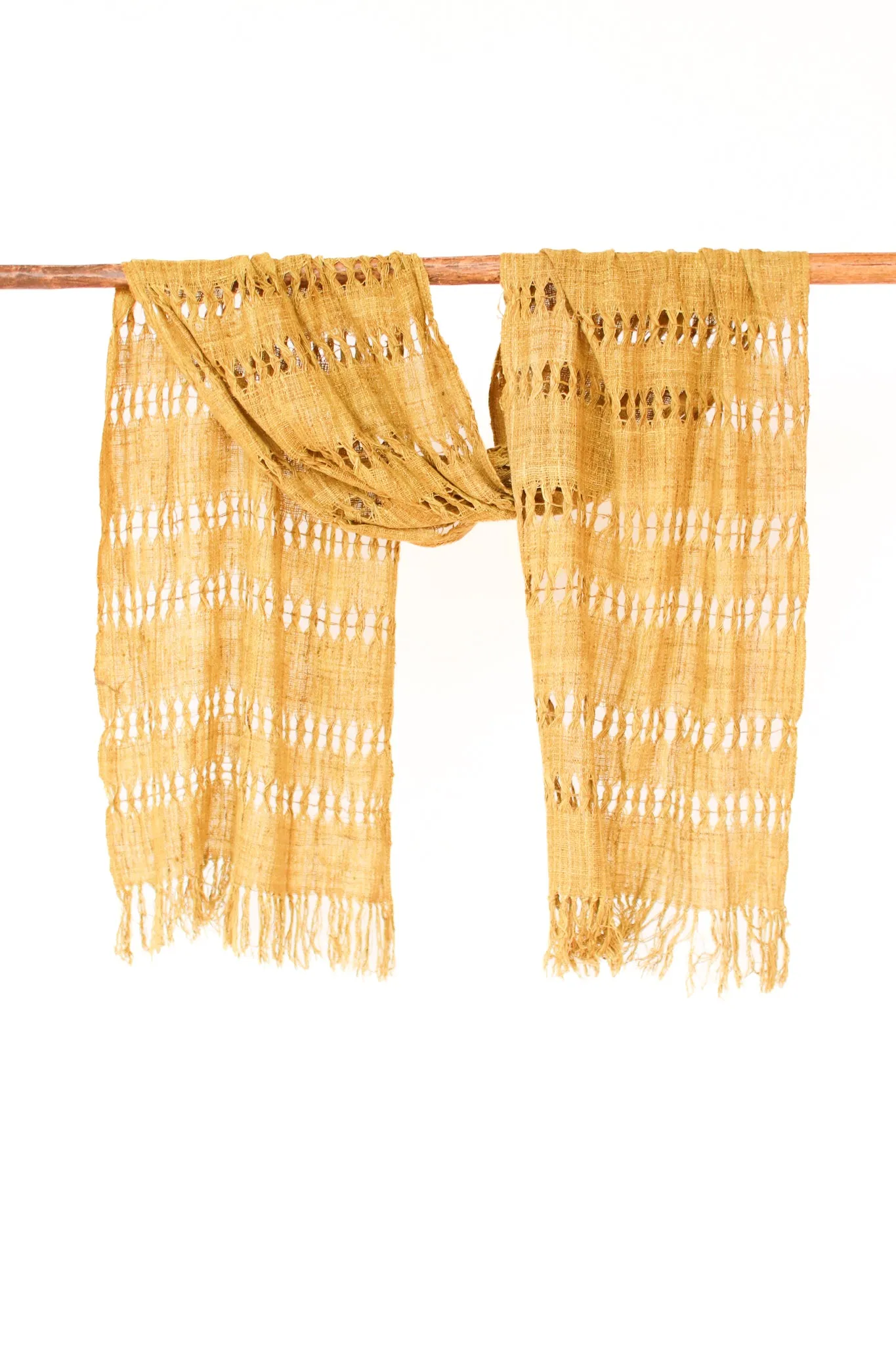 Wild Silk Spider Weave Scarf, Passionfruit