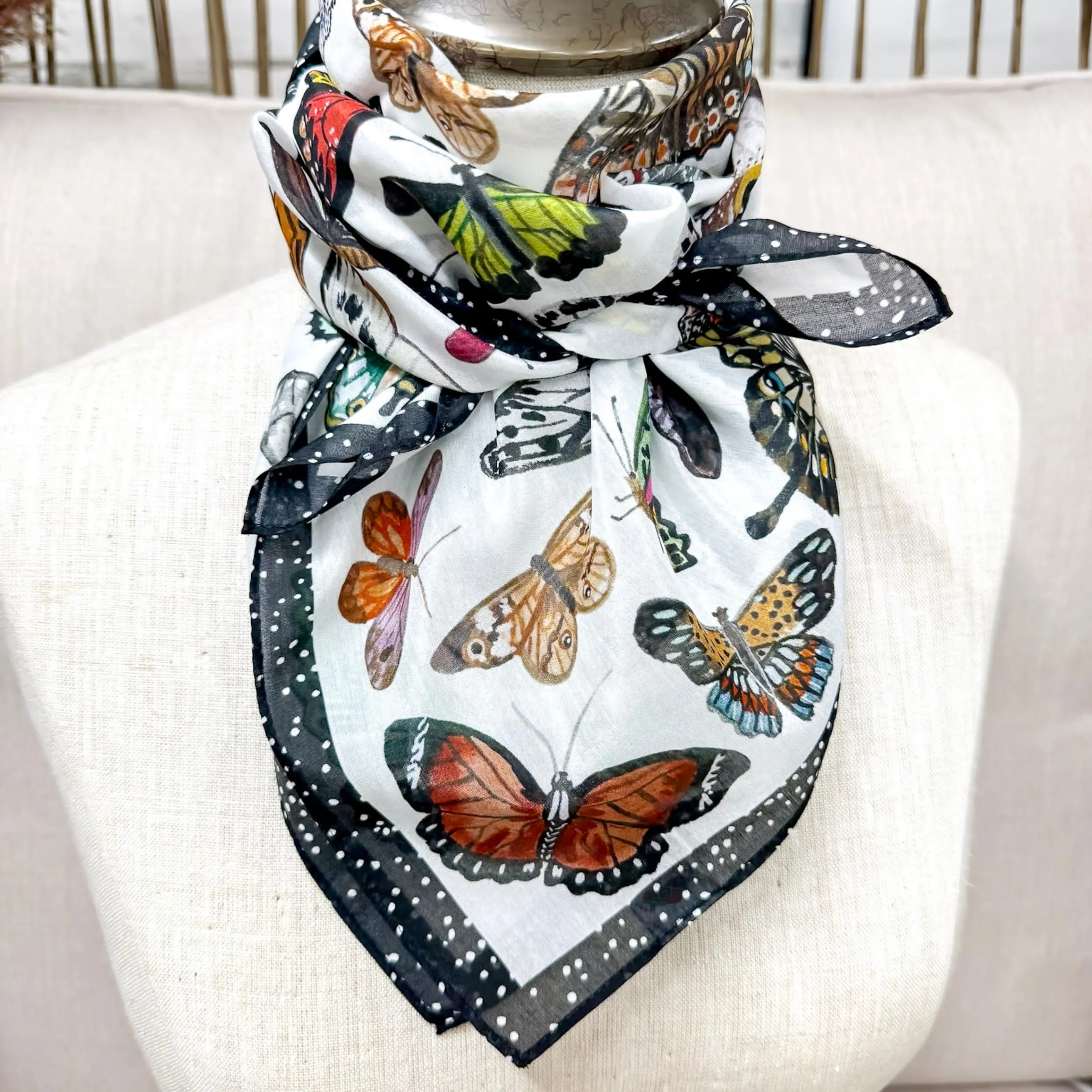 XOXO Art & Co | Butterflies Shorty Wild Rag